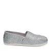 TOMS® Girls Silver Iridescent Glimmer Shoes -Deals TOMS Store Belk