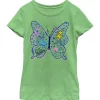 Julie and the Phantoms Girls 4-6x Butterfly Doodle Graphic T-Shirt -Deals TOMS Store Belk 111