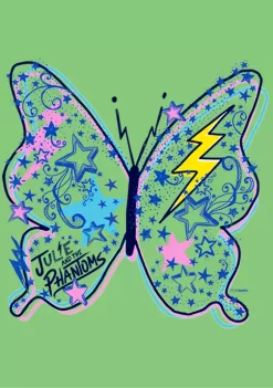 Julie and the Phantoms Girls 4-6x Butterfly Doodle Graphic T-Shirt -Deals TOMS Store Belk 113
