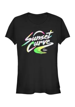 Juniors' Julie and the Phantoms Sunset Curve Logo Graphic T-Shirt