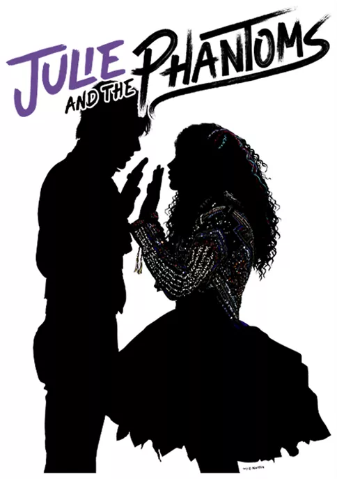 Julie and the Phantoms Silhouette Phantoms Graphic Fleece Hoodie 5 Julie and the Phantoms Silhouette Phantoms Graphic Fleece Hoodie - Image 3