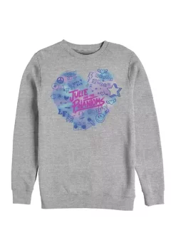 Julie and the Phantoms Heart Julie Icons Crew Fleece Graphic Sweatshirt -Deals TOMS Store Belk 237