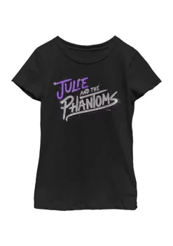 Julie and the Phantoms Girls 4-6x Bling Logo Graphic T-Shirt -Deals TOMS Store Belk 261