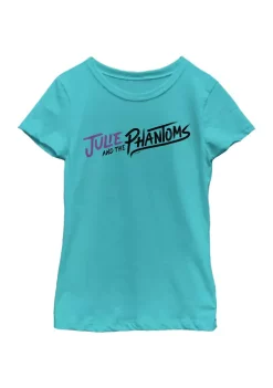 Julie and the Phantoms Girls 4-6x Curved Logo Graphic T-Shirt