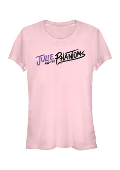 Juniors' Julie and the Phantoms Curved Logo Graphic T-Shirt -Deals TOMS Store Belk 350