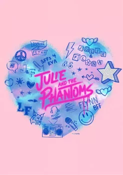 Julie and the Phantoms Girls 4-6x Heart Julie Icons Graphic T-Shirt -Deals TOMS Store Belk 36