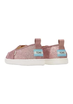 TOMS® Youth Girls Alpargata Glitter Slip On Flats -Deals TOMS Store Belk 419