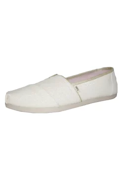 Toms Women's Birch Foil Bumble Bees Alpargata Loafers & Slip-On - 5.5M -Deals TOMS Store Belk 455