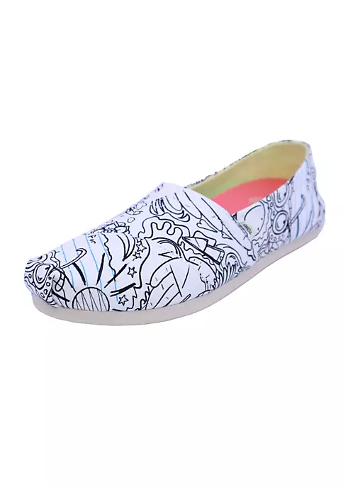 Toms Women's Black Heritage Alpargata Slip-On Shoes - 5.5M 8 Toms Women's Black Heritage Alpargata Slip-On Shoes - 5.5M - Image 6