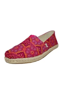 Toms Women's Natural Multi Alpargata Rope Slippers -Deals TOMS Store Belk 474