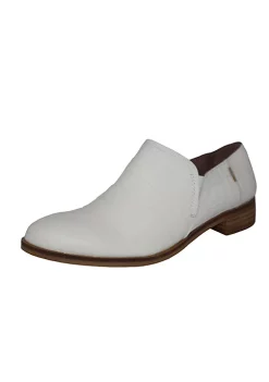 Toms Women's White Croc Embosse Shaye Low Slippers