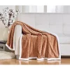Décor&More Ultra Lush Heavy Sherpa Throw Blanket (50" x 60") - Mocha -Deals TOMS Store Belk 500