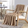 Décor&More Damask Embossed Ultra Lush Throw Blanket (50" x 60") - Taupe -Deals TOMS Store Belk 526