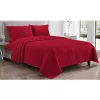 Décor&More Luxury Elegance 4 Piece Full Size Extra Soft Velvet Touch Microplush Sheet Set - Red