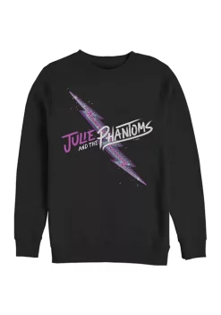 Julie and the Phantoms Lightning Bolt Crew Fleece Graphic Sweatshirt