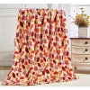 Décor&More Autumn Harvest Fallr Collection Festive and Cuddly Holiday Microplush Throw Blanket (50" x 60") -Autumn Leaves -Deals TOMS Store Belk 604