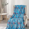 Décor&More Under The Sea Collection Microplush Throw Blanket (50" x 60") - Mermaid Paradise