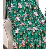 Décor&More Santa's Little Helper Collection Festive and Cuddly Holiday Microplush Throw Blanket (50" x 60") - Jolly Old Saint Nick -Deals TOMS Store Belk 614
