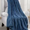 Décor&More Extra Heavy Chevron Braided Throw Blanket (50" x 60") - Blue -Deals TOMS Store Belk 620