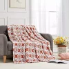 Décor&More PlushElegance by Extra Soft Oversized Throw Blanket (50" x 70") - Idris Geometric -Deals TOMS Store Belk 626