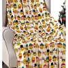 Décor&More Santa's Little Helper Collection Festive and Cuddly Holiday Microplush Throw Blanket (50'' x 60'') - Christmas Smiles -Deals TOMS Store Belk 628