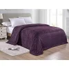 Décor&More Ultra Plush Queen Size Chevron Arrow Jacquard Microplush Blanket (86" x 86") - Plum -Deals TOMS Store Belk 650