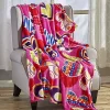 Décor&More Amor Eterno Be Mine Love Collection Heart Ultra Plush Throw Blanket (50" x 60") - Neon Hearts -Deals TOMS Store Belk 662