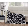 Skull & Bones by Décor&More Black Sherpa Throw - 50" X 60" -Deals TOMS Store Belk 700